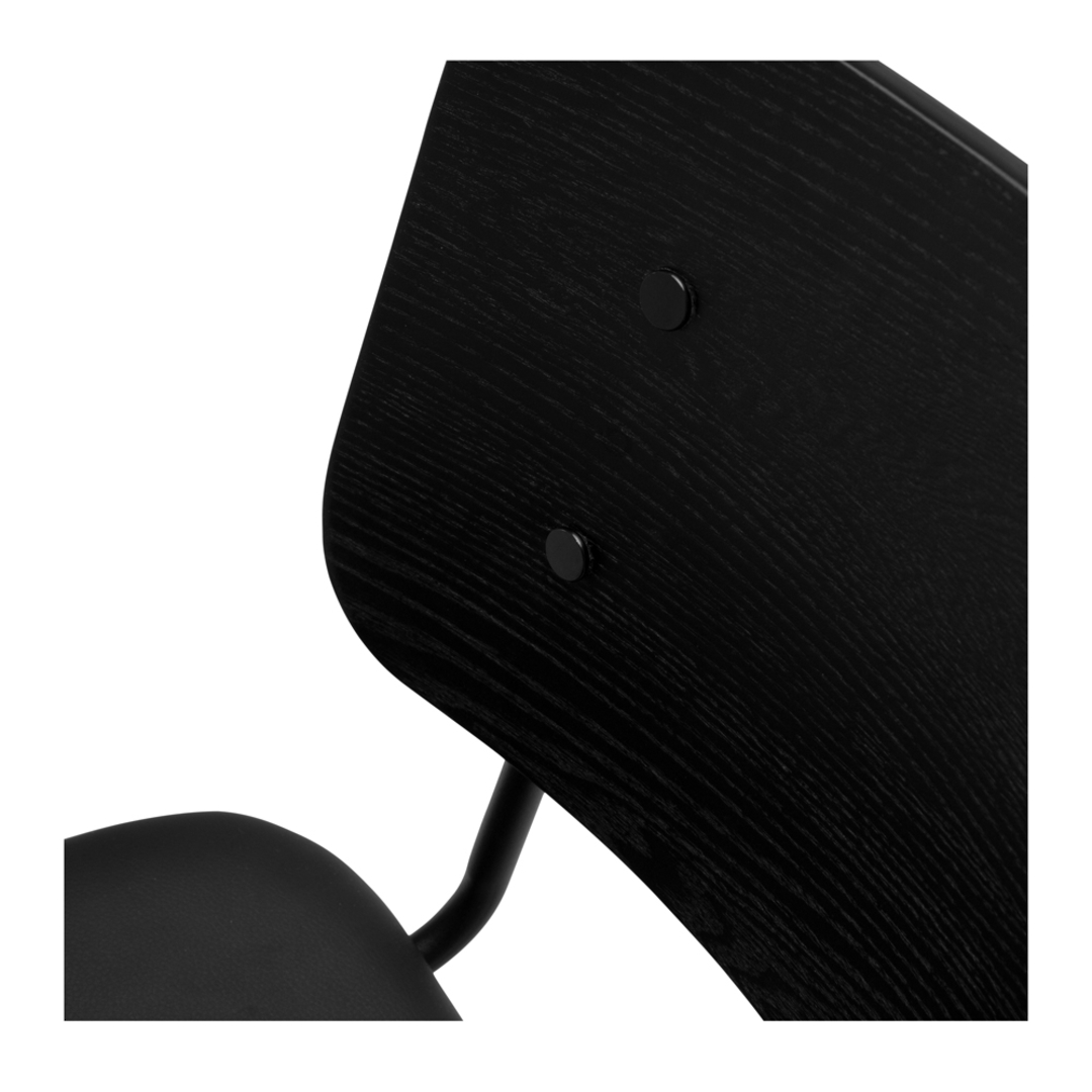 Lukas Dining Chair Black Panel image 4